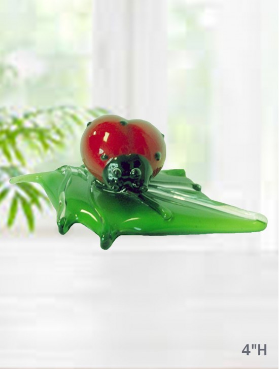 Hand-blown Glass Ladybug